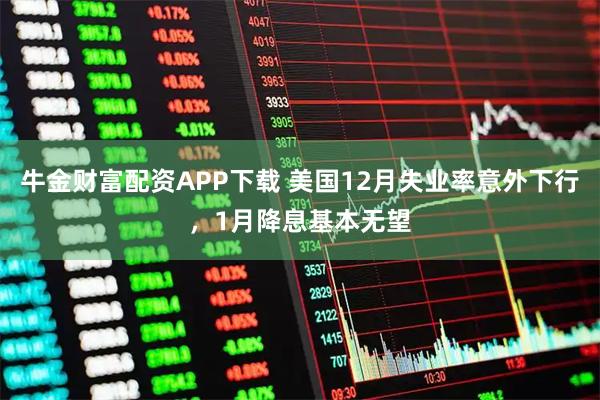 牛金财富配资APP下载 美国12月失业率意外下行，1月降息基本无望